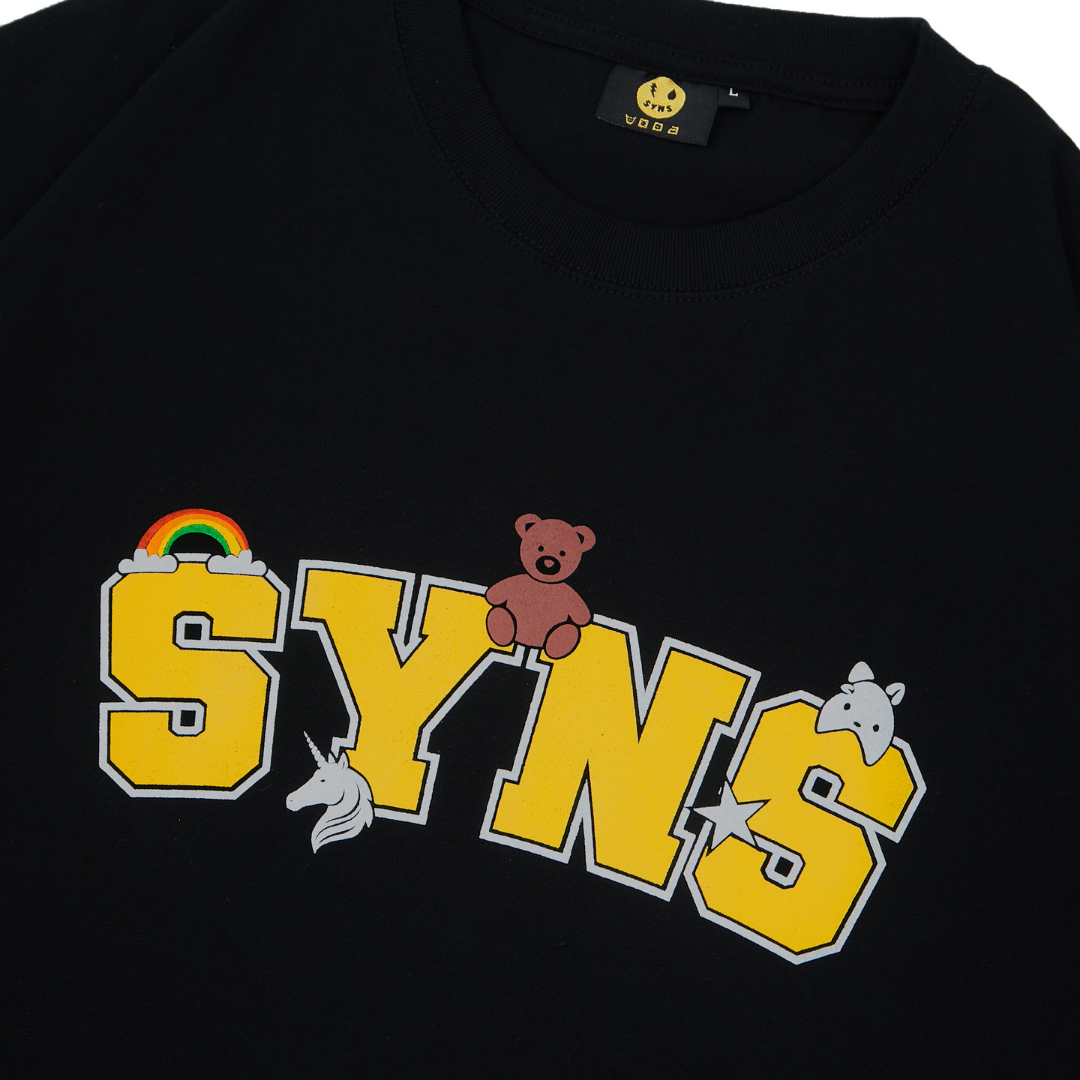 SYNS Athletic Oversized Boxy T-Shirt Black
