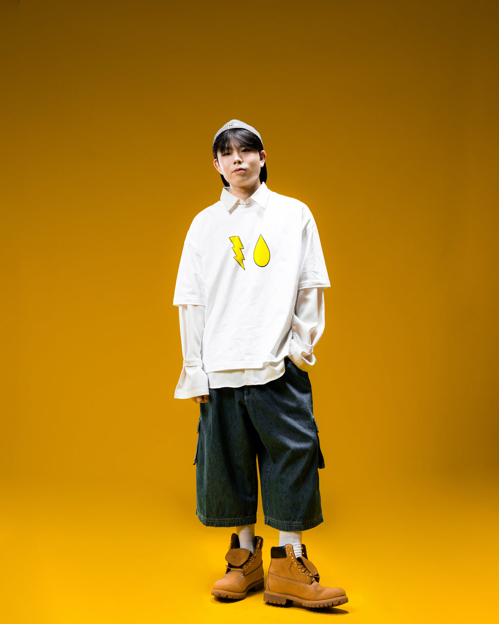 SYNS Teardrop Oversized Boxy T-Shirt White