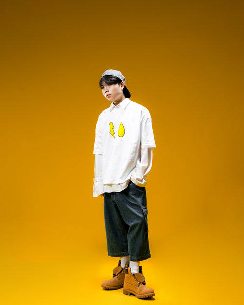 SYNS Teardrop Oversized Boxy T-Shirt White