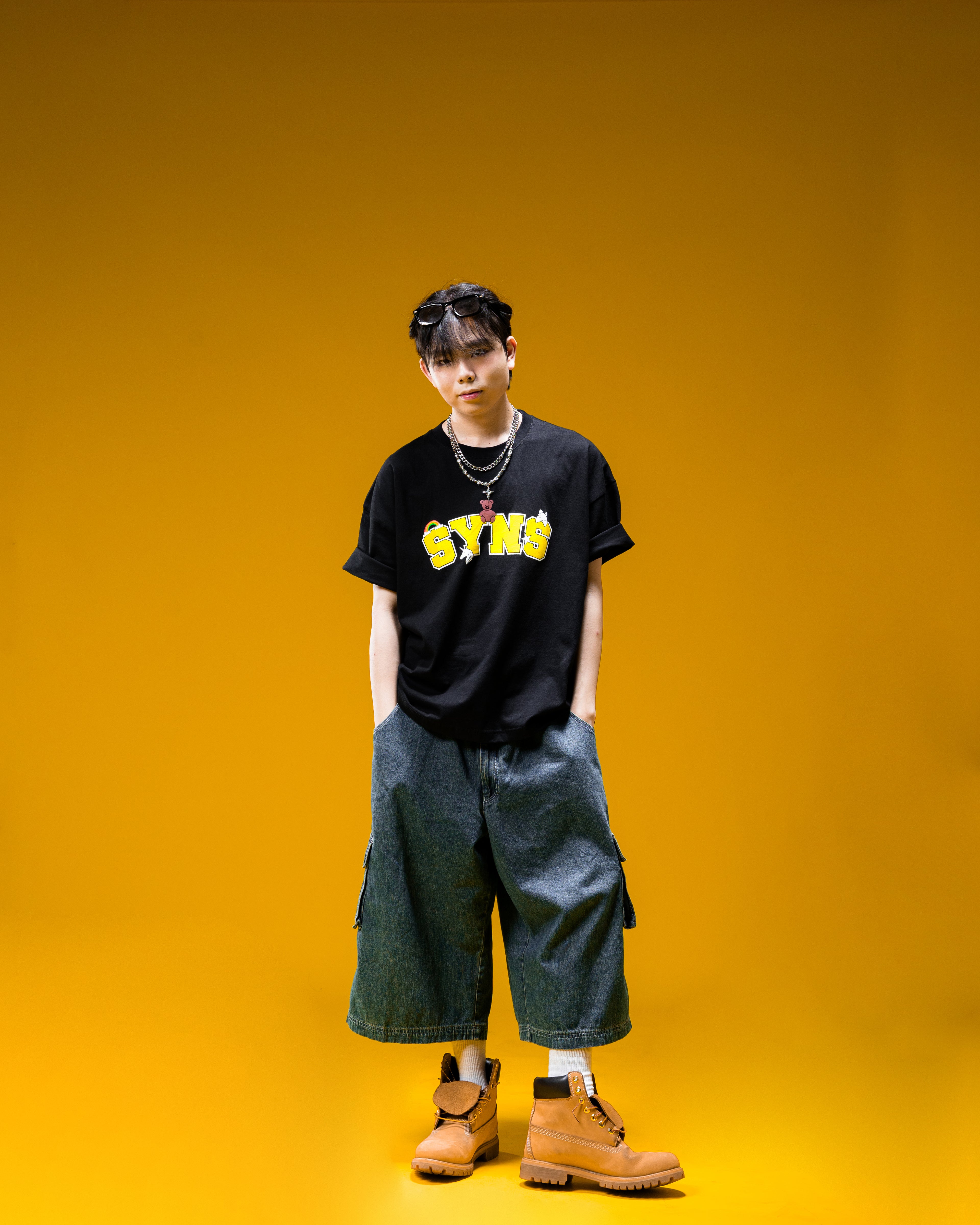 SYNS Athletic Oversized Boxy T-Shirt Black