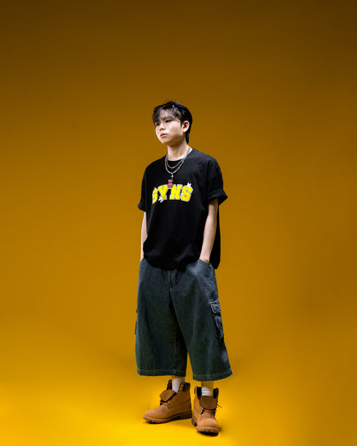 SYNS Athletic Oversized Boxy T-Shirt Black