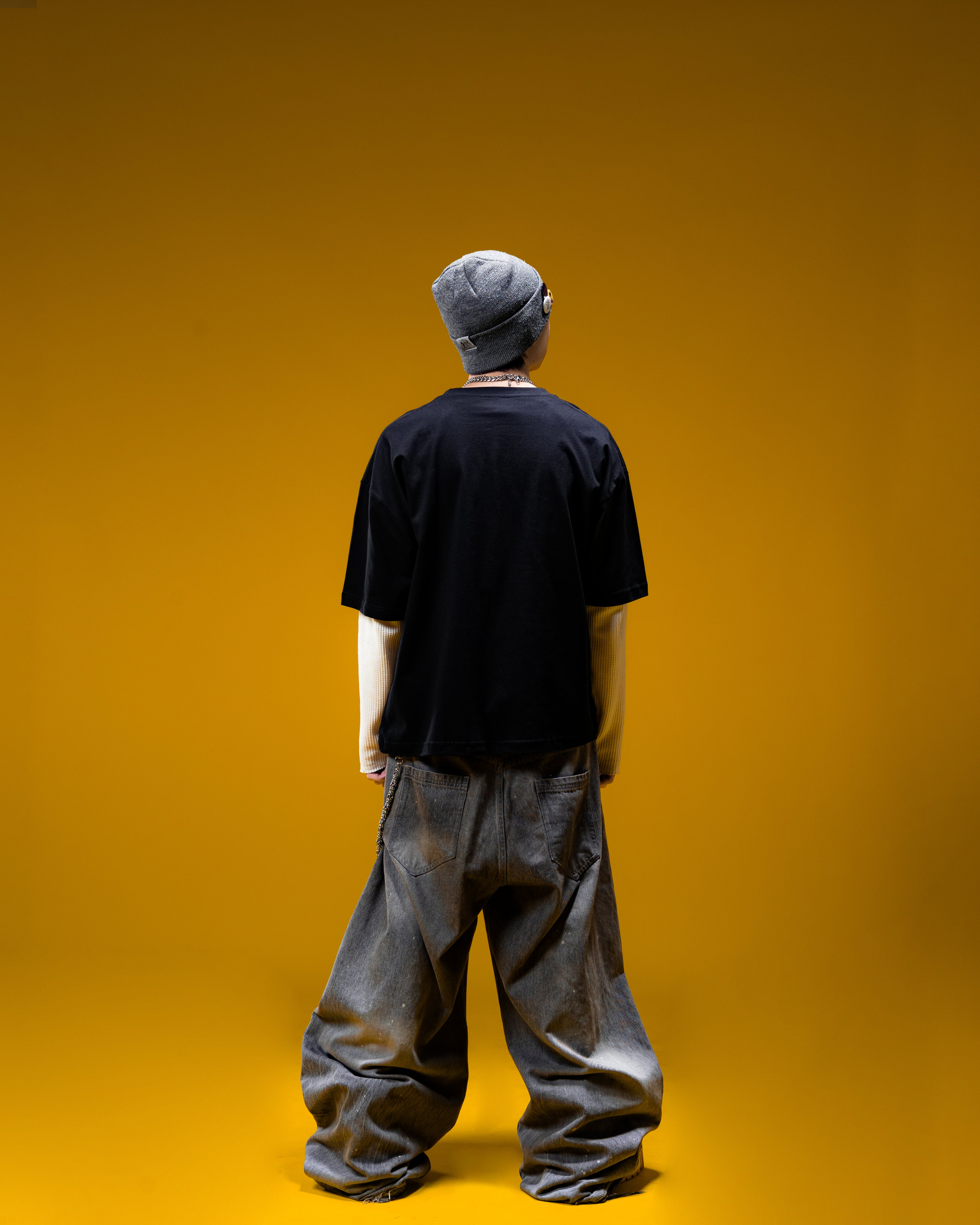 SYNS Passport Oversized Boxy T-Shirt Black